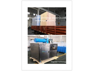 Export dry ice machine and dry ice container 