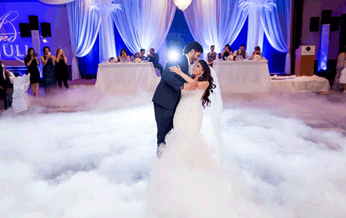 Dry ice for wedding