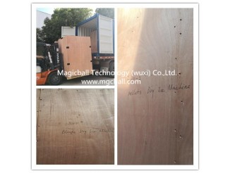 Dry ice pellet machine and dry ice block machine exported to Turkey.