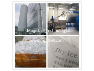 Dry ice pelletizer machine,dry ice reformer exported to Korea